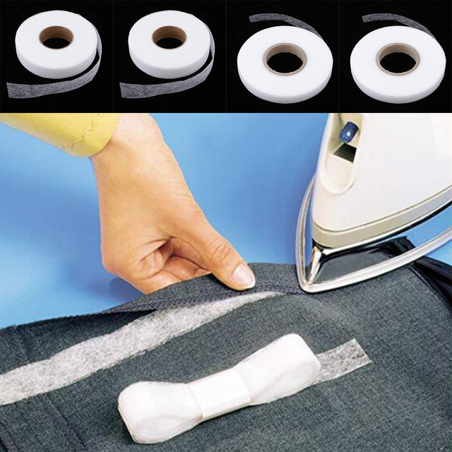 90 Yards Fabric Fusing Tape Roll Web Adhesive Hem Tape For Clothing White -  Adhesive Fastener Tape - AliExpress